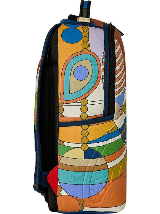 Sprayground Ученическа Раница Гимназия с Джоб за Бутилка Frank Lloyd Wright Mid Modern Swirl 29 x 15 x 45см