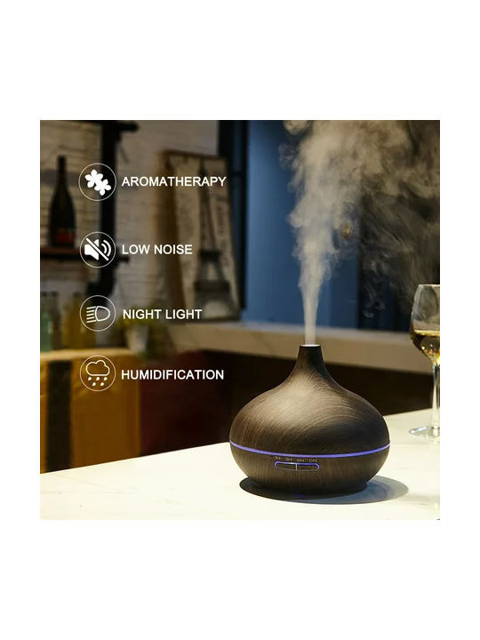 Dispozitiv Led de Aromaterapie Ultrasonic cu Telecomandă 400ml