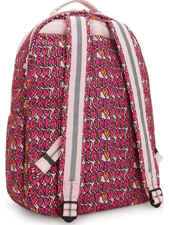 Kipling School Backpack Pink 27 Litres 35 x 20.5 x 44 cm Kipling School Backpack Pink 27 Litres 35 x 20.5 x 44 cm