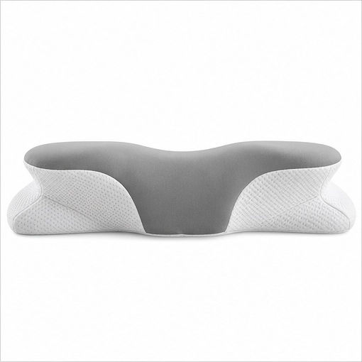 Medizinisches Nackenkissen Memory-Schaum 64x38x13cm Weiß