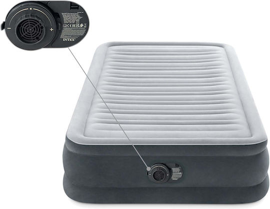 Intex Aufblasbares Camping-Luftmatratze Einzel mit Integrierter Elektrischer Pumpe 191x99x33cm