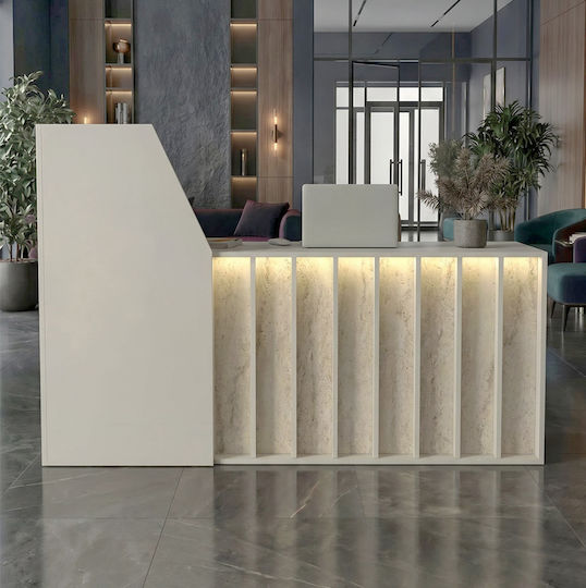 Megapap Професионална Рецепция Д181.2xШ73.2xВ120cm