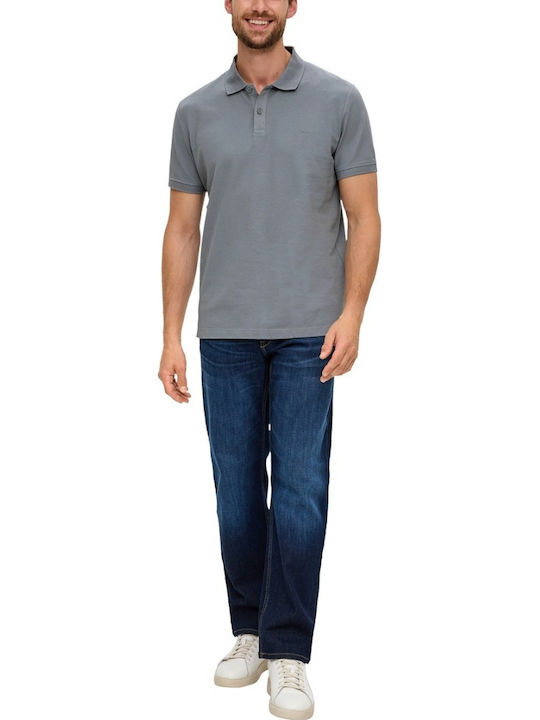 Red Label Polo T-Shirt Grau