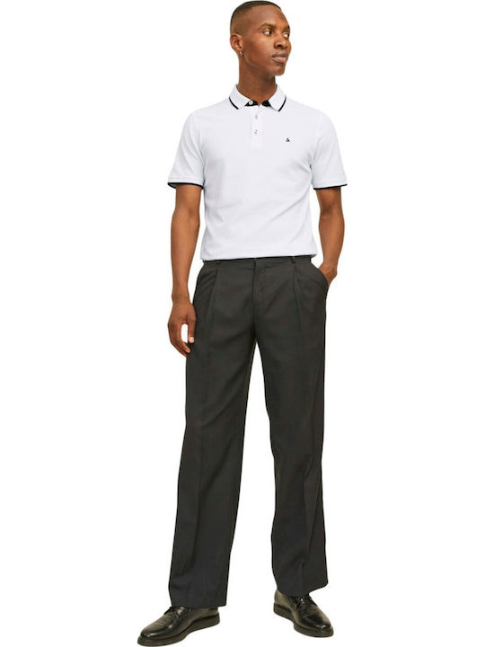 Polo T-shirt White/black
