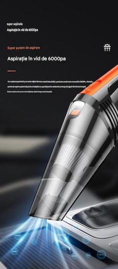 AirVac VC003 Σκουπάκι Αυτοκινήτου Επαναφορτιζόμενο 12V 120W