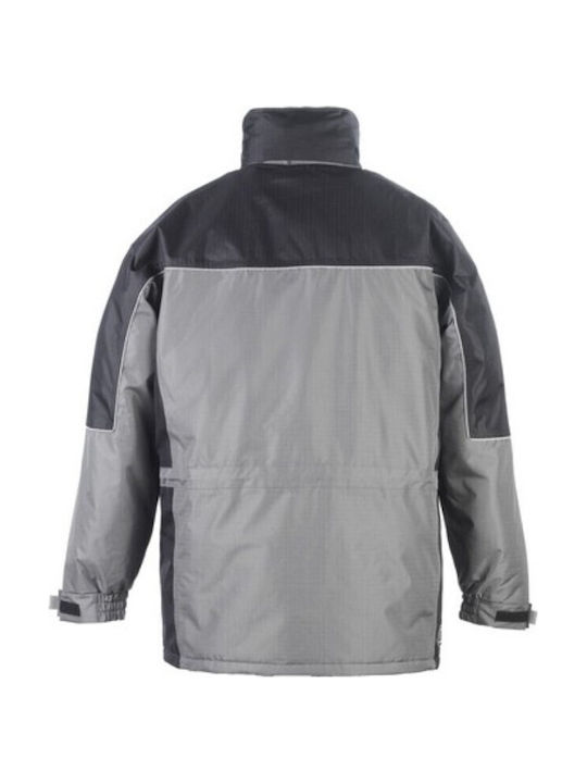 Coverguard Jachetă De Lucru Ripstop Cu Elemente Reflectorizante Pentru Iarnă Neagră