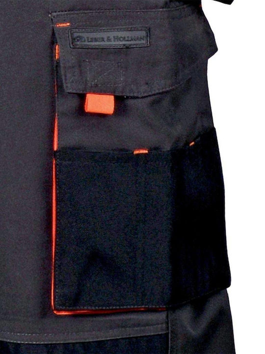 L.hollman Pantaloni De Lucru Negri