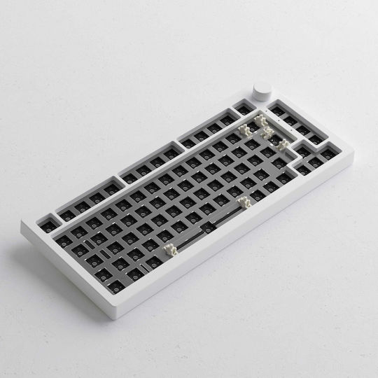 Akko Akko 5075b Via Barebone Gaming Keyboard 75% Ansi Layout Moon White