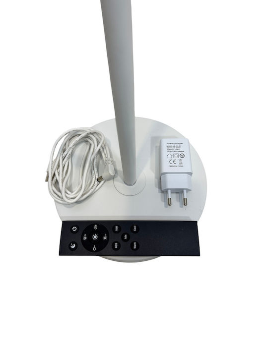 Epiplo-Fos LED Floor Lamp H170xW19cm White
