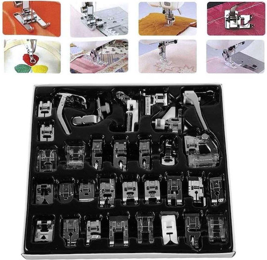 Set 32 Piciorușe Universale Accesorii Pentru Mașini De Cusut Acasă