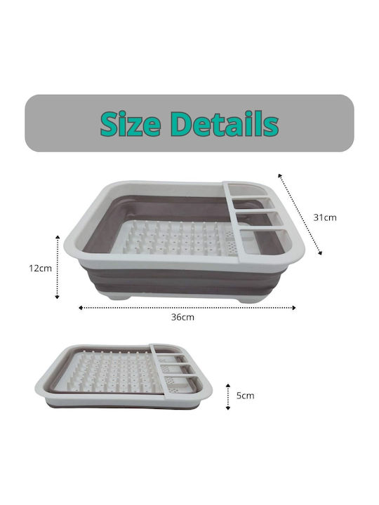 Uncle George Sink Strainer Plastic Brown 36x31x12cm