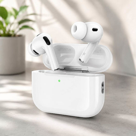 Borofone BW99 In-ear Bluetooth Handsfree Headphones with Charging Case White