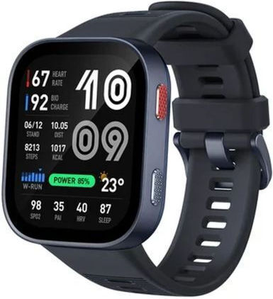 Amazfit Bip Max Aluminum 50mm Waterproof Smartwatch with Heart Rate Monitor (Blue)