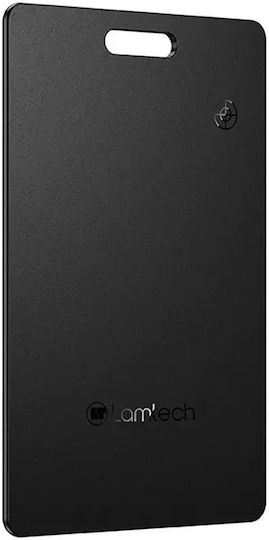 Lamtech LAM981135 Bluetooth Tracker Schwarz Kompatibel mit Apple Find My & Google Find Hub