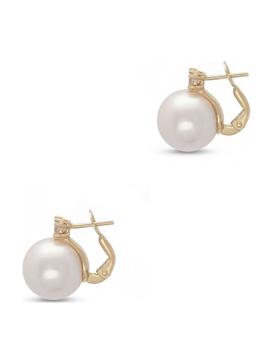 Kiriakos Gofas 14K Gold Ohrringe mit Steinen & Perlen Kiriakos Gofas 14K Gold Ohrringe mit Steinen & Perlen