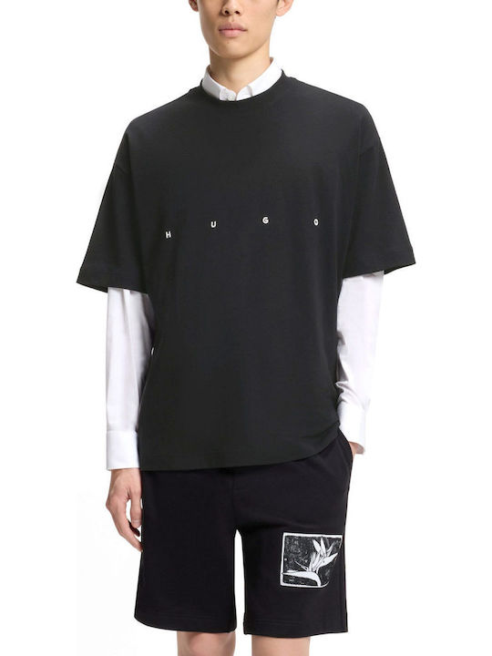 Herrenblusen T-Shirt Schwarz