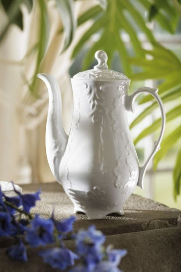 Cmielow "rococo Alb Porțelan Set de Vase 67buc