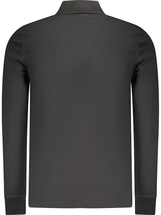 Polo Bluza Cu Mânecă Scurtă Neagră