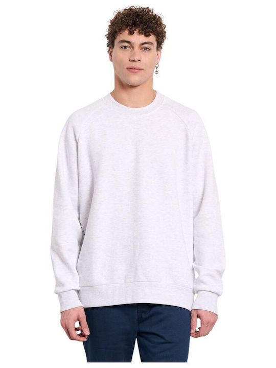 Long Sleeve Athletic Blouse Grey Melange