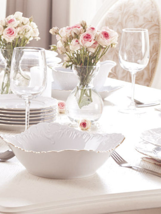 Gold Porcelain Dinnerware Set 40pcs