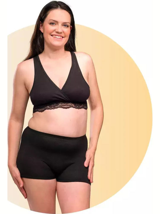 Cariwell Deluxe Black Maternity Brief