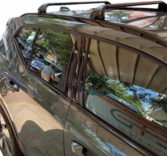 Nordrive Car Roof Bars Roof Rack Nordrive Snap Aluminum Black Locks Volvo Xc40/ex40 2021+ 2018> 2 Pieces Mb.vxc40.06