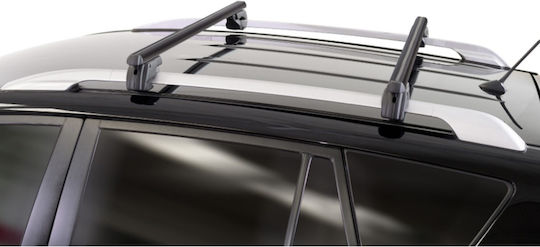 Menabo Menabo Aluminum Car Roof Bars Sherman Black 120 Cm Black Color Mercury Mariner 5 Doors 2004>2010 Raised Rails Parallel Bars Vacuum 2 Pieces 12280/mb Mp.12280/mb-176