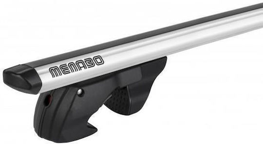 Menabo Aluminum Car Roof Bars Dozer XXL 150 Cm Silver Color Mercedes Benz Viano W639 2003>2013 Raised Rails Parallel Bars Set 2 Pieces 7500/mb Menabo Mp.7500/mb-12