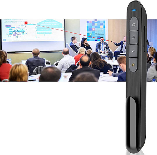 Pointer wireless cu laser roșu