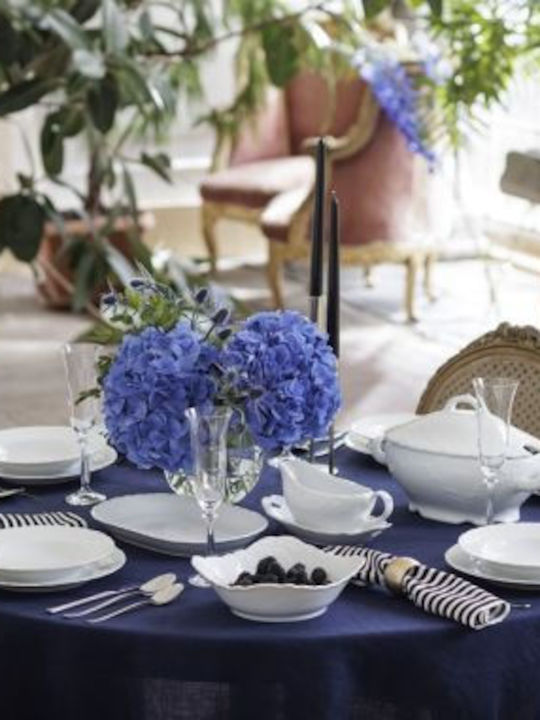 Emfasi White Porcelain Dinnerware Set 44pcs