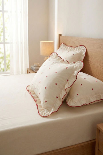 SteweHome Σετ King Size 3τμχ 180x200+20εκ. με Λάστιχο Ανθρακί