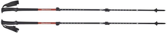 Black Diamond Telescopic Aluminum Trekking Poles Pair Orange