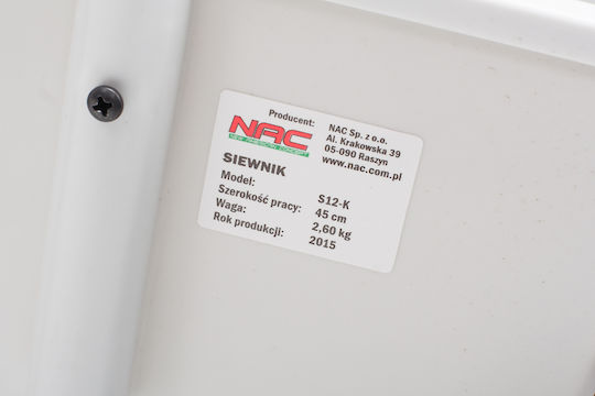 NAC Auf Rädern Sämaschine mit Kapazität 12lt