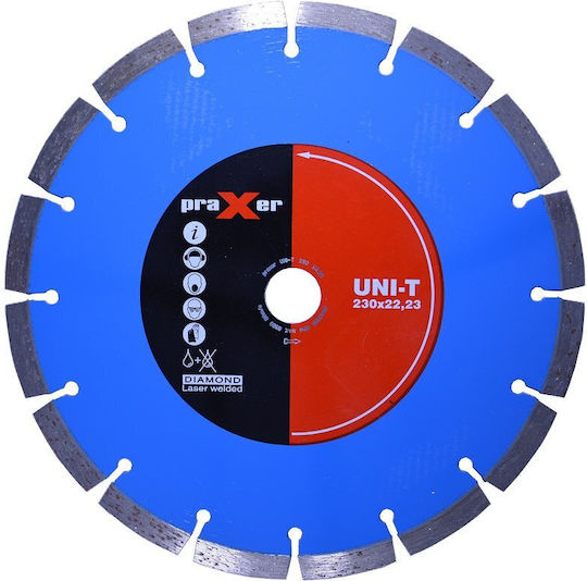 Praxer Δίσκος Κοπής Δομικών Υλικών 230mm