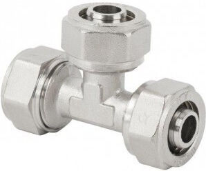Pex T-Stück 25x20x16 Mm Verschraubt Massiv