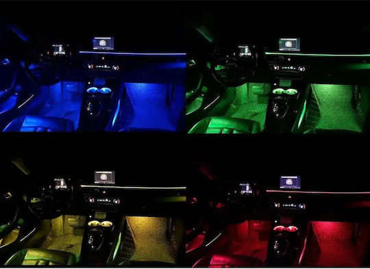 Diq Ambient Audi A4l Laser 8w Mod 2017-2021 Digital Iq Ambient Light Audi A4l Mod 2017-2025 26 Lights