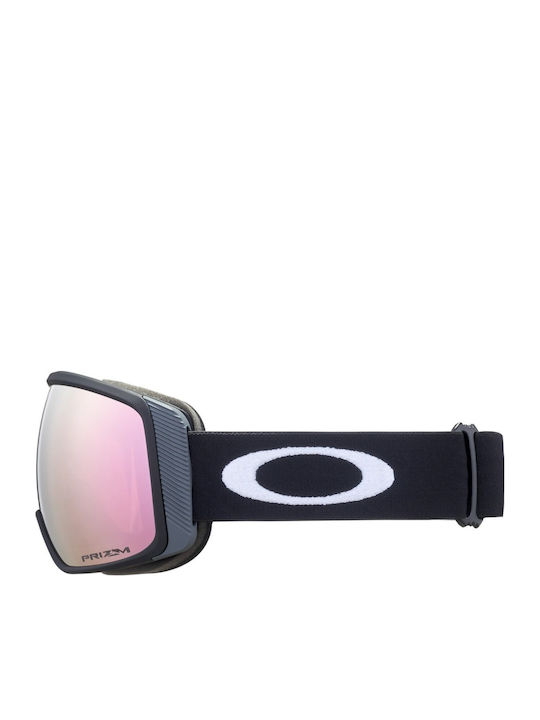 Oakley Snow Masca de schi și snowboard Pentru adulți Negru cu Lentilă în culoarea Negru