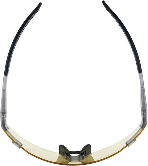 Rockbros Cycling Glasses with Grey Frame and Transparent / Photochromic / Polarized Lenses