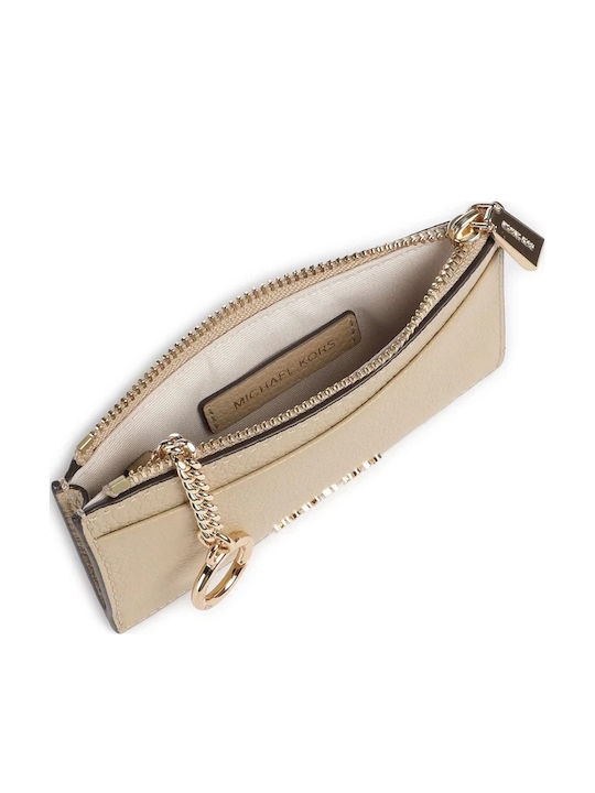 Jet Set Leather Women's Card Wallet Khaki