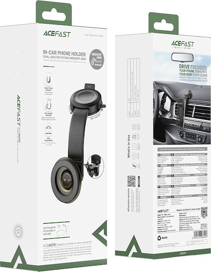 Acefast Car Mobile Mount 4.7" - 6.9" with Magnet Black