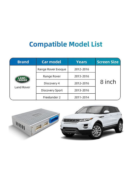 Digital IQ LR 715F CPA Безжичен CarPlay Android Auto Кутия 2 Камери В Jaguar Land Rover Модел 2016-2019 Bosch 8" Екран