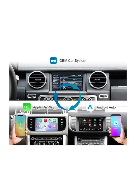 Digital IQ LR 715F CPA Безжичен CarPlay Android Auto Кутия 2 Камери В Jaguar Land Rover Модел 2016-2019 Bosch 8" Екран