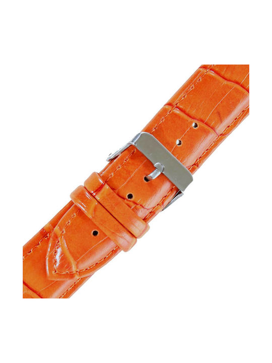 Tzevelion T1260 Lederriemen Orange 18mm