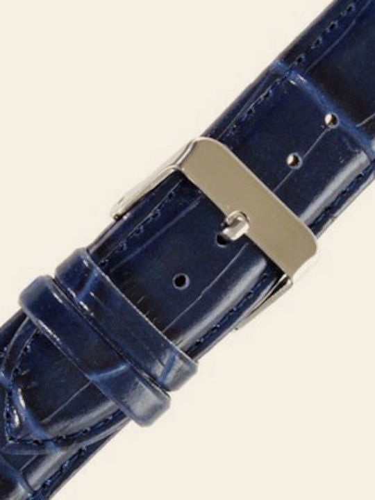 Tzevelion T1260 Lederriemen Blau 18mm