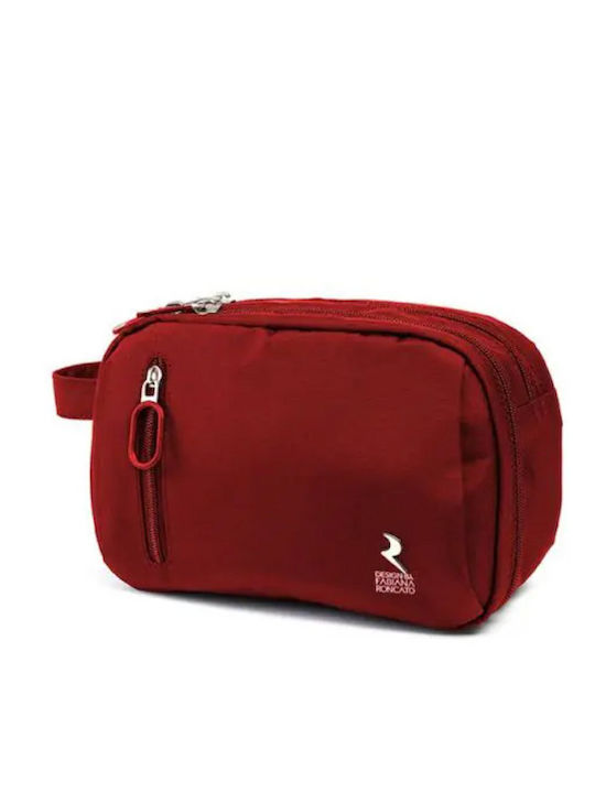Ciak Roncato 44.02.12-05 Ecomood Toiletry Bag Fabric Red Ciak Roncato 44.02.12-05 Ecomood Toiletry Bag Fabric Red