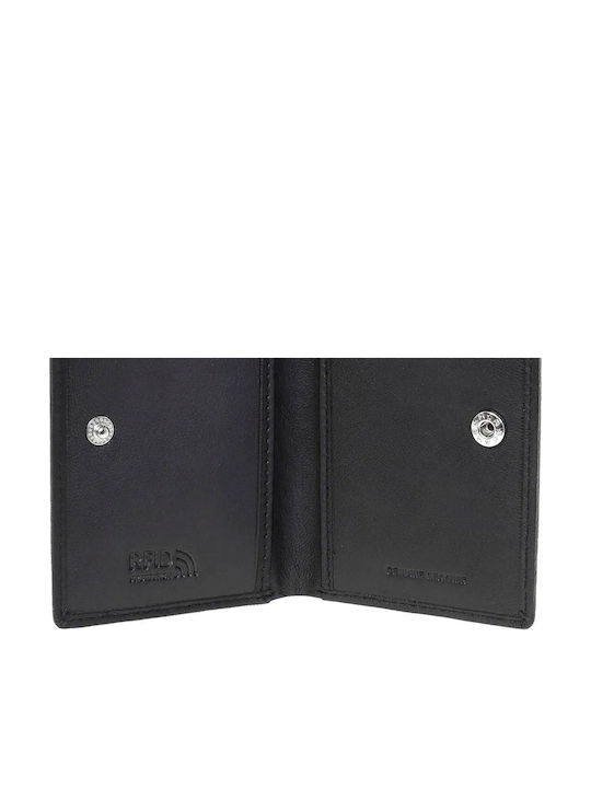 Leather Men's Wallet with RFID Black