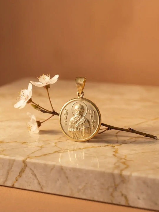 Kinder Amulett Kinderschutzamulett mit Goldkette 14K 057913