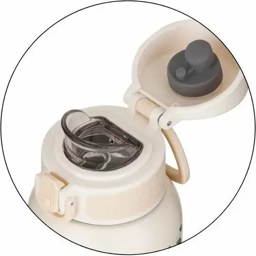 Petite & Mars Sticlă Pentru Copii Termos Din Oțel Inoxidabil Cu Pai Roz 500ml