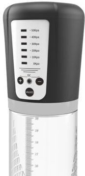 Männlicher Anfänger LCD Bildschirm Elektrischer Verstärker Automatische Penis-Pumpe Transparent