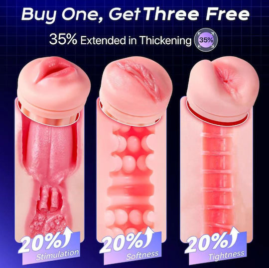 APH Masturbator Gura / Vagin / Fundul cu vibrație APH-545-GG